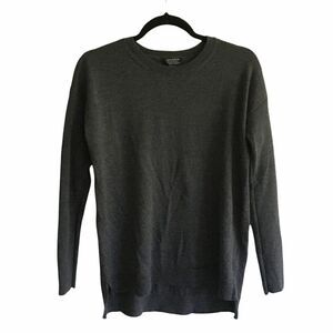 LORD & TAYLOR Merino Wool Sweater Gray S